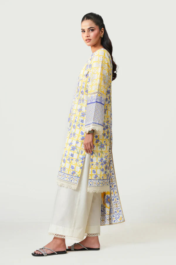 Stitched 3 Piece Digital Printed Lawn Suit