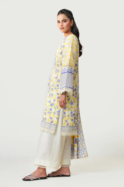 Stitched 3 Piece Digital Printed Lawn Suit