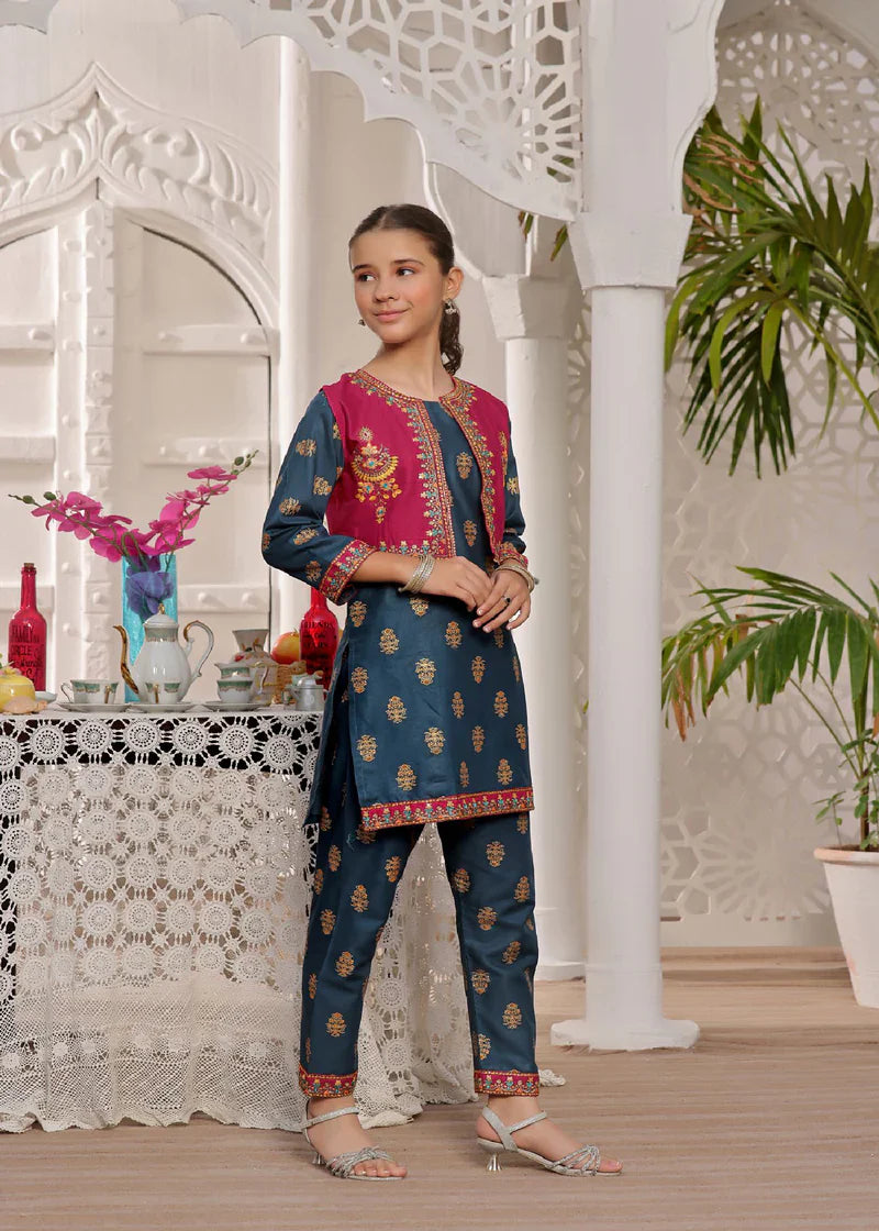 full view of Splash Koti Style 3-Piece Kurta Set