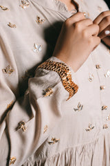 ZAREEN GOTA GRACE SUIT - Beige