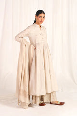 ZAREEN GOTA GRACE SUIT - Beige