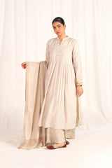 ZAREEN GOTA GRACE SUIT - Beige