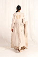 ZAREEN GOTA GRACE SUIT - Beige