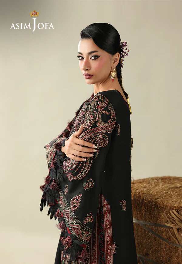 AJULK-01 Embroidered Herringbone stitched 3 Pcs