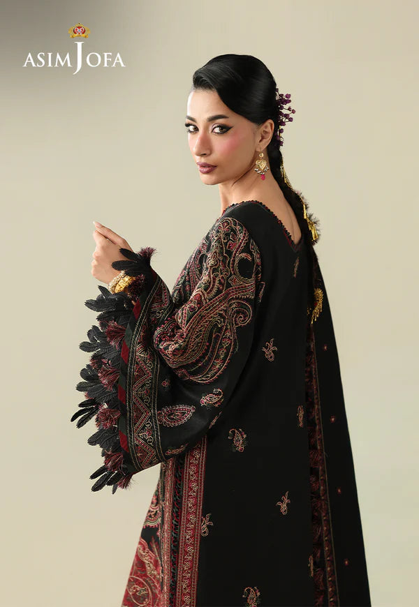 AJULK-01 Embroidered Herringbone stitched 3 Pcs