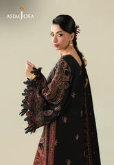AJULK-01 Embroidered Herringbone stitched 3 Pcs