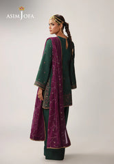 AJULO-06 Embroidered Silk stitched 3 Pcs