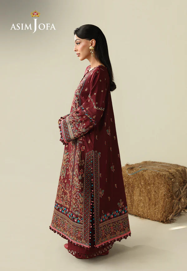 AJULK-08 Embroidered  3 PCS