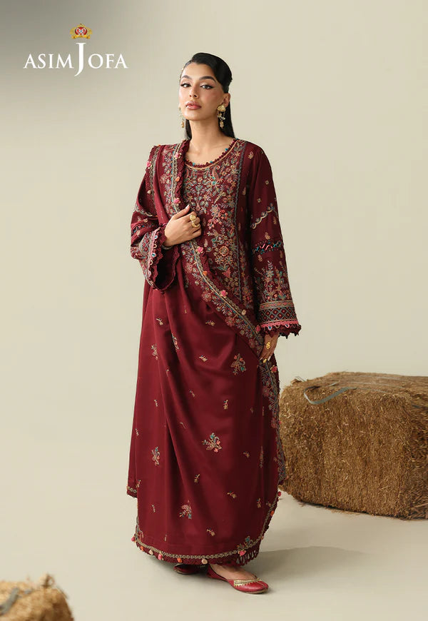 AJULK-08 Embroidered  3 PCS