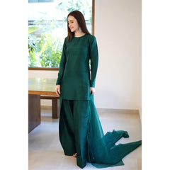 Farshi Set With Short Shirt