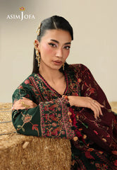 AJULK-04 Embroidered Rod stitched 3 Pcs