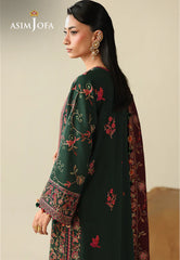 AJULK-04 Embroidered Rod stitched 3 Pcs
