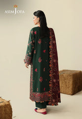 AJULK-04 Embroidered Rod stitched 3 Pcs