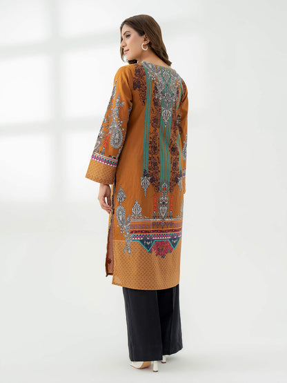 back view Cotton Embroidered Shirt