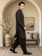 Wash & Wear Suit Brown