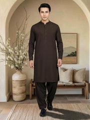 Wash & Wear Suit Brown