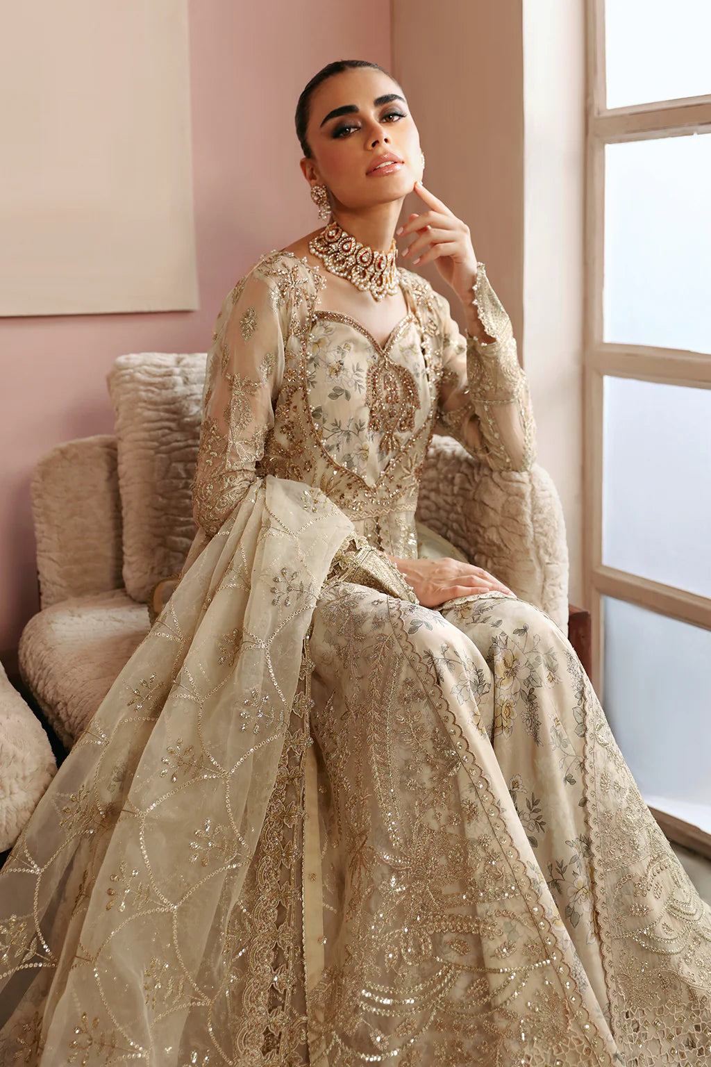 bridal-look-E-202-Embroidered-Organza-Gown-with-Dupatta