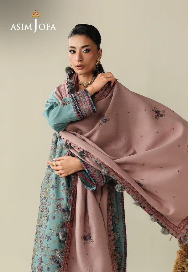 AJULK-03 Embroidered Rod stitched 3 Pcs