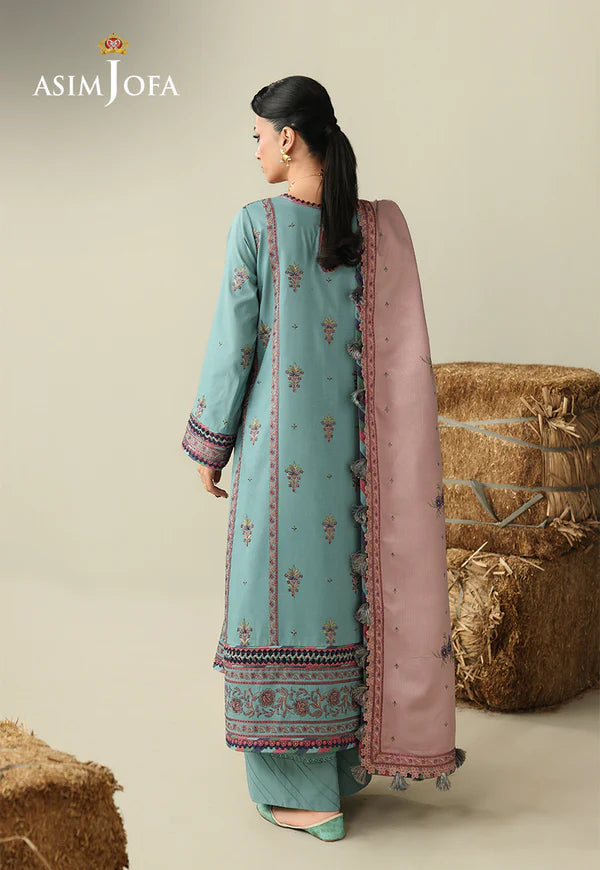 AJULK-03 Embroidered Rod stitched 3 Pcs