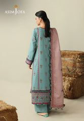 AJULK-03 Embroidered Rod stitched 3 Pcs
