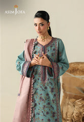 AJULK-03 Embroidered Rod stitched 3 Pcs