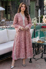 NF-69542 Pink Chiffon Stitched Shirt