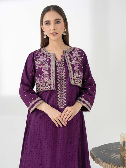 close-Jacquard-Shirt-With-Bolero-Embroidered-Pret