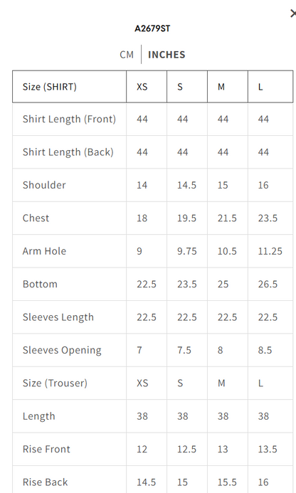 2 Piece Satin Suit- Embroidered (Pret)