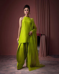 Farshi Set With Short Shirt