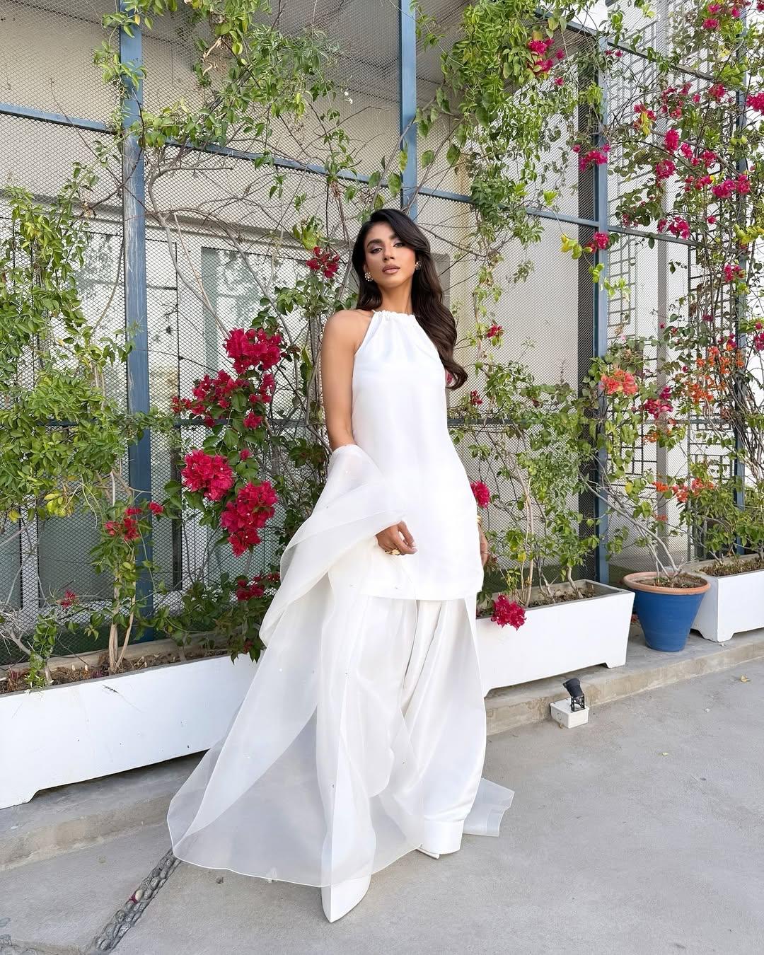 Farshi Set With Short Shirt