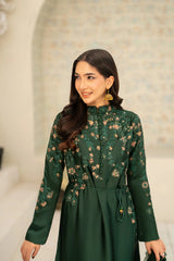 NF-6465 Bottle Green Silk 2Pc