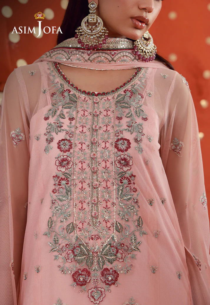 AJULFB-06 Embroidered Poly Net