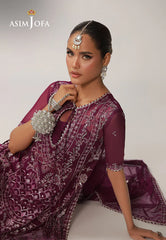AJULO-04 Embroidered Net stitched 3 Pcs