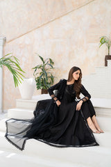 NF-6815 Black Chiken Frock