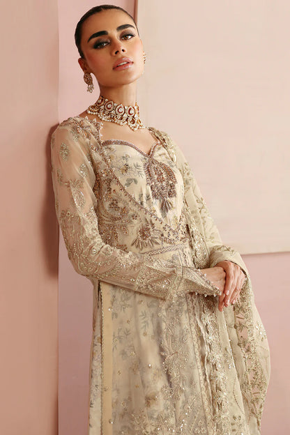 model-wearing-E-202-Embroidered-Organza-Gown-with-Dupatta