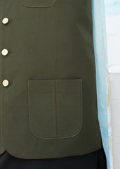 3 PC - Army Green with Black - Safari Pockets