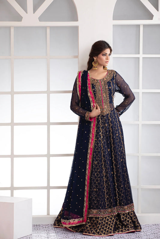 Navy blue Kalidaar