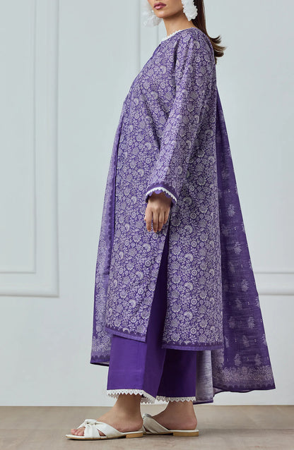 3 PIECE | PRINTED KHADDAR | OTL-25-423