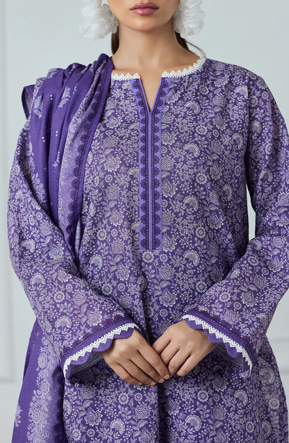 3 PIECE | PRINTED KHADDAR | OTL-25-423