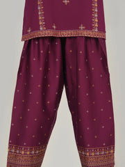 2 Piece Satin Suit (Pret)