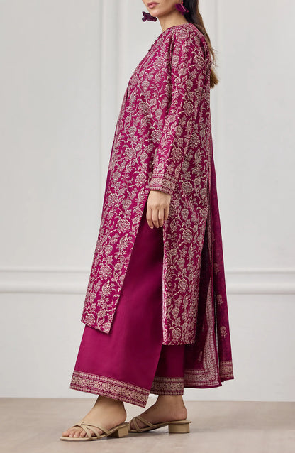 3 PIECE | PRINTED KHADDAR | OTL-25-436