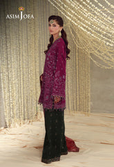 AJULFE-05 Embroidered Raw Silk