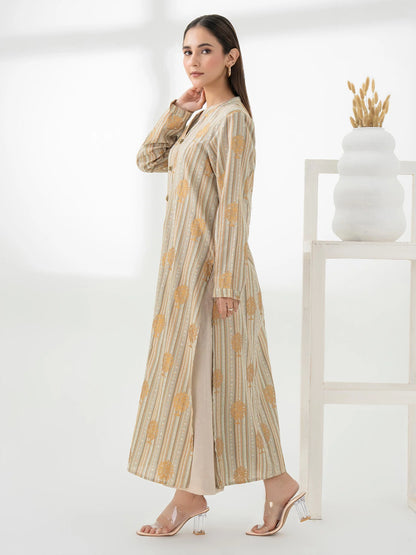 side-look-Khaddar-Shirt-PastePrint-Pret