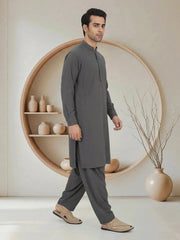 Wash & Wear Suit Grey