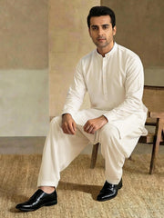 Dobby Suit White